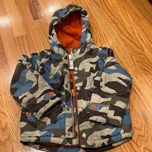 Camo Boden fleece lined coat